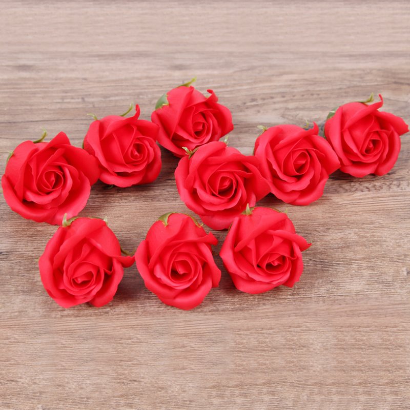 Soap Rose Flower Foam Flower Wedding Valentine's Day Christmas Decoration 50pcs/box
