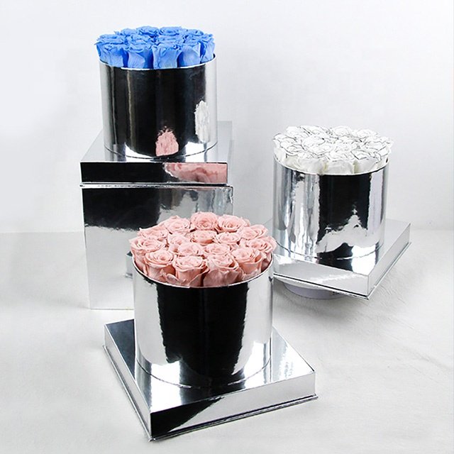 Decorative Flowers Valentines Day Gift Immortal Infinity Eternal Forever Stabilized Preserved Roses in A Box