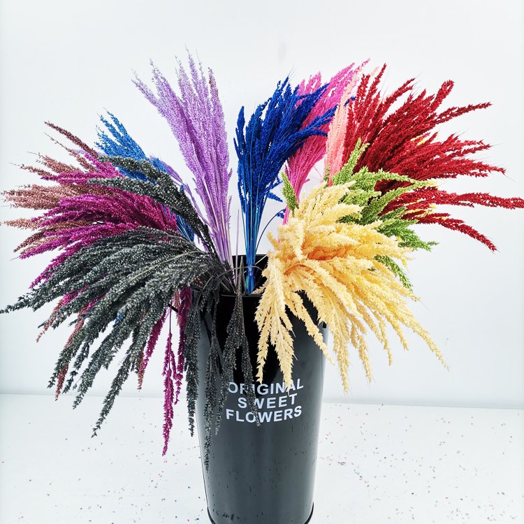 SumFlora Factory Direct Wholesale Beautiful flower Wedding Christmas Fashionable Gift Usage preserved flower small wheat