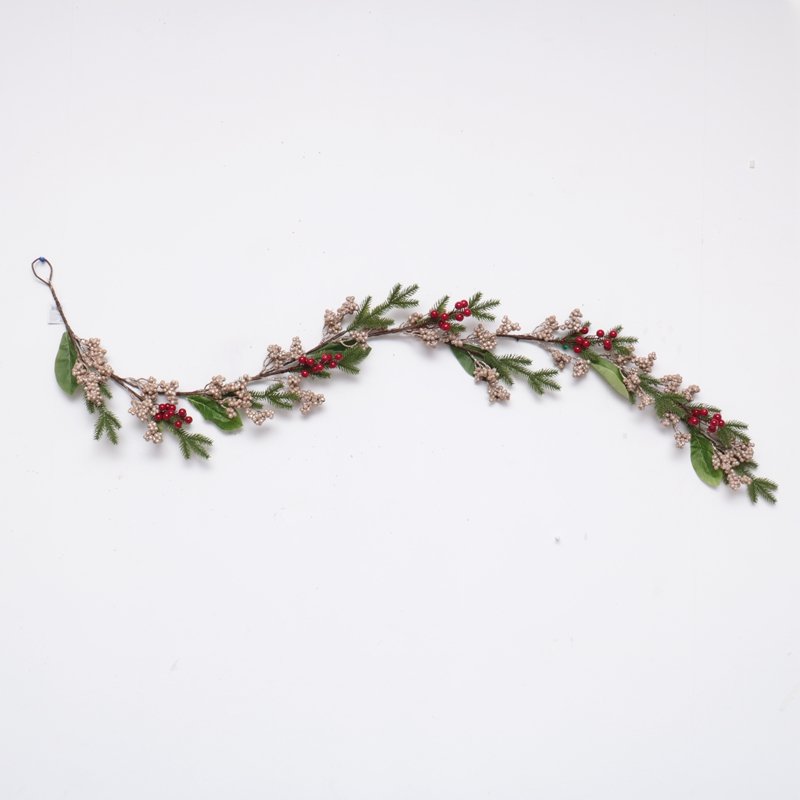 High-end PE christmas wreath for door supplies preserved boxwood christmas wreath