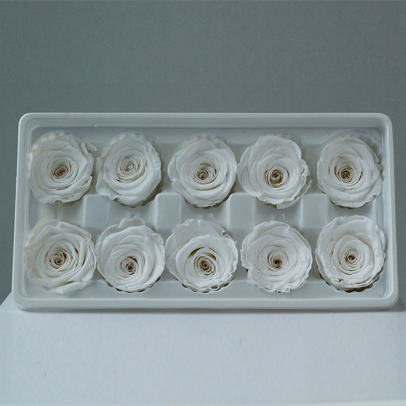 Wholesale Preserved roses 10Heads/Box Rose Flowers Preserved Flowers Rose Head for Wedding decorations and artwork production