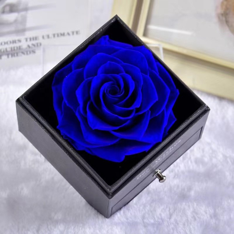 Warm Mothers Day Valentines Lover's Gifts Preserved Roses Wholesale Immortal Roses Acrylic Boxes Love Gift For Girlfriend