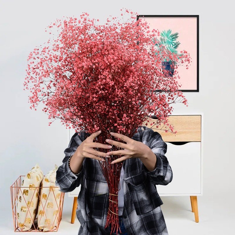 D050815 preserved Gypsophil bouquet flowers bouquet flowers arrangement preserved Baby's Breath flowers for wedding decoration