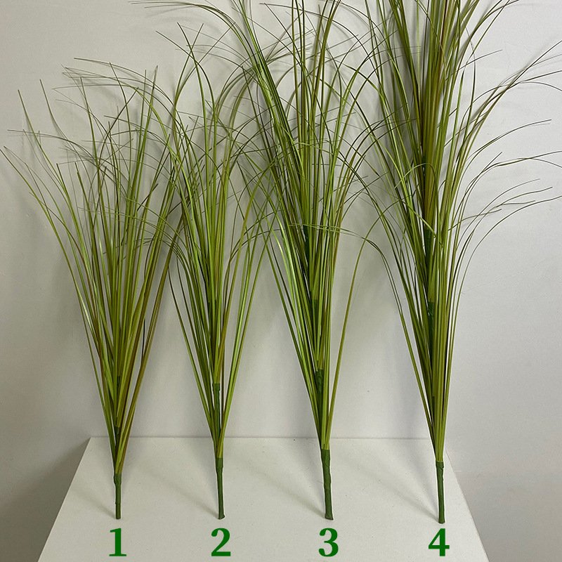 O-X849 Windows Display Decoration 60cm 90cm Grass Artificial Green Plant Landscape Artificial Reed Grass for Shop Mall Decor