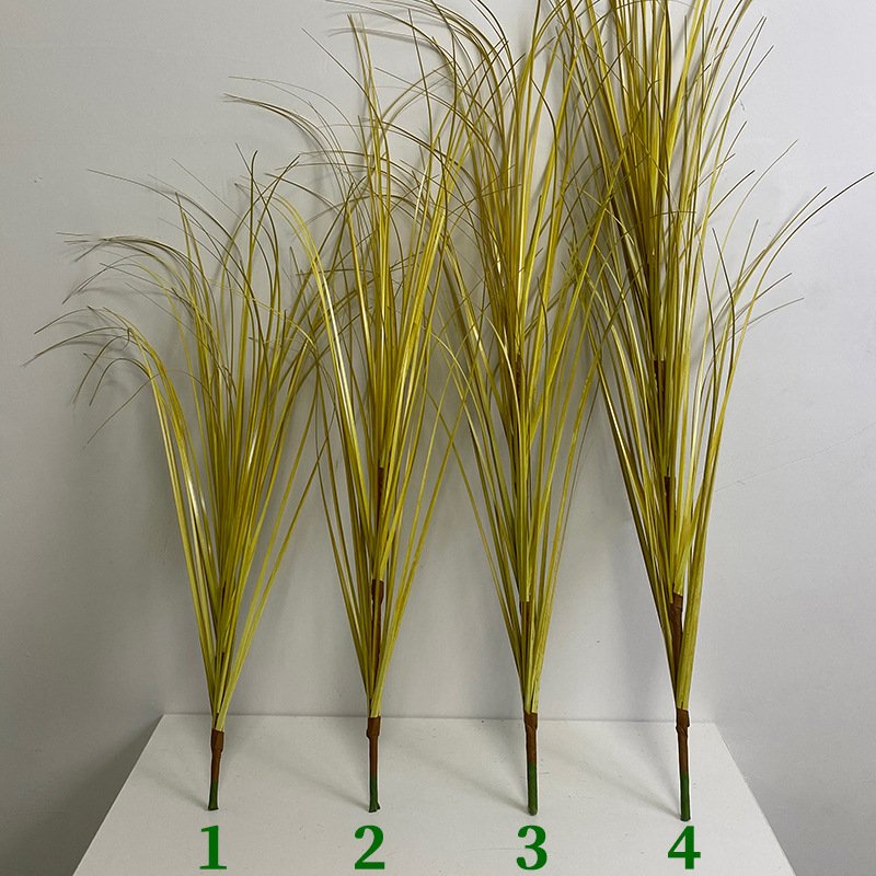 O-X849 Windows Display Decoration 60cm 90cm Grass Artificial Green Plant Landscape Artificial Reed Grass for Shop Mall Decor