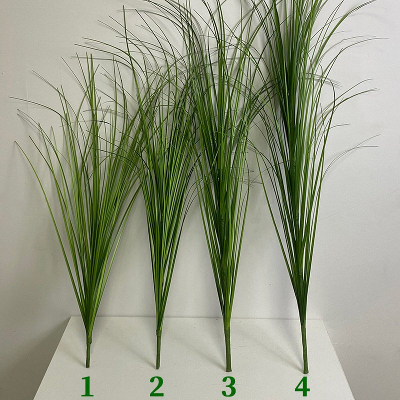 O-X849 Windows Display Decoration 60cm 90cm Grass Artificial Green Plant Landscape Artificial Reed Grass for Shop Mall Decor