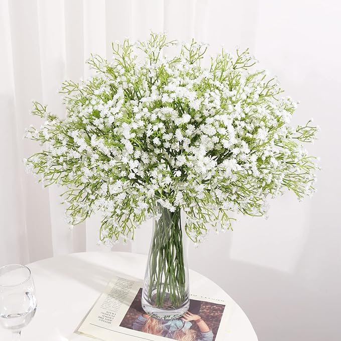 Wholesale Artificial Gypsophila Flower Fake Real Touch Mini Baby Breath Flowers Artificial Valentine Gift Wedding Supplies