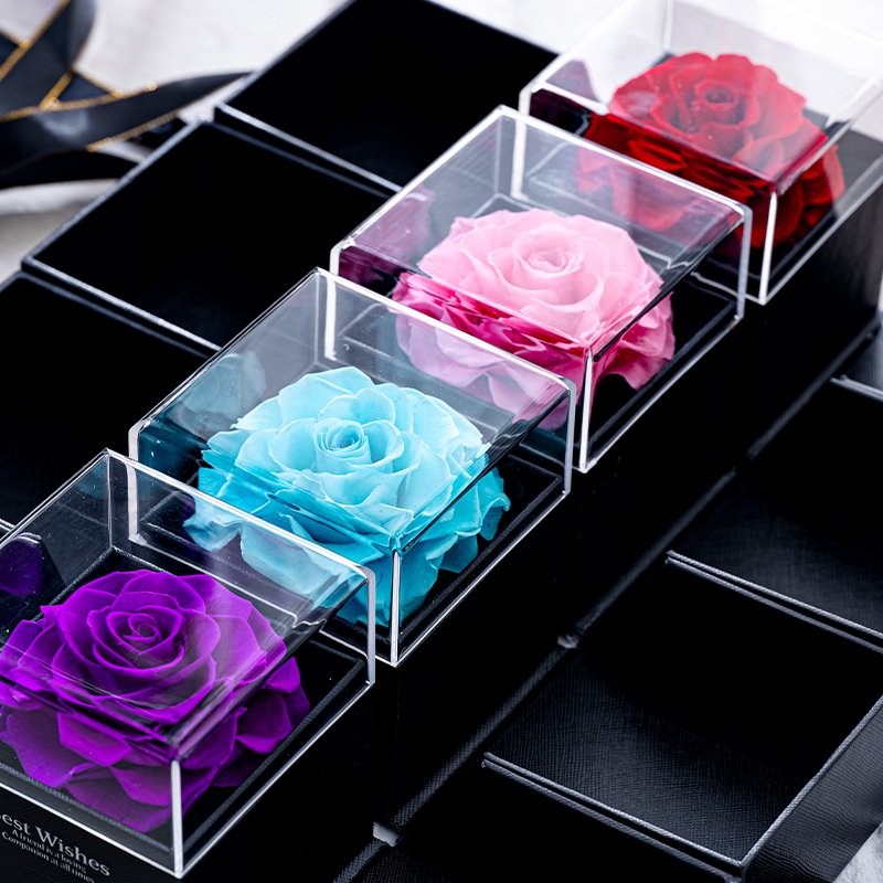 Thoughtful special boxed flowers eternal decorations flower gifts Valentine's Day gifts for boyfriends and girlfriends happy