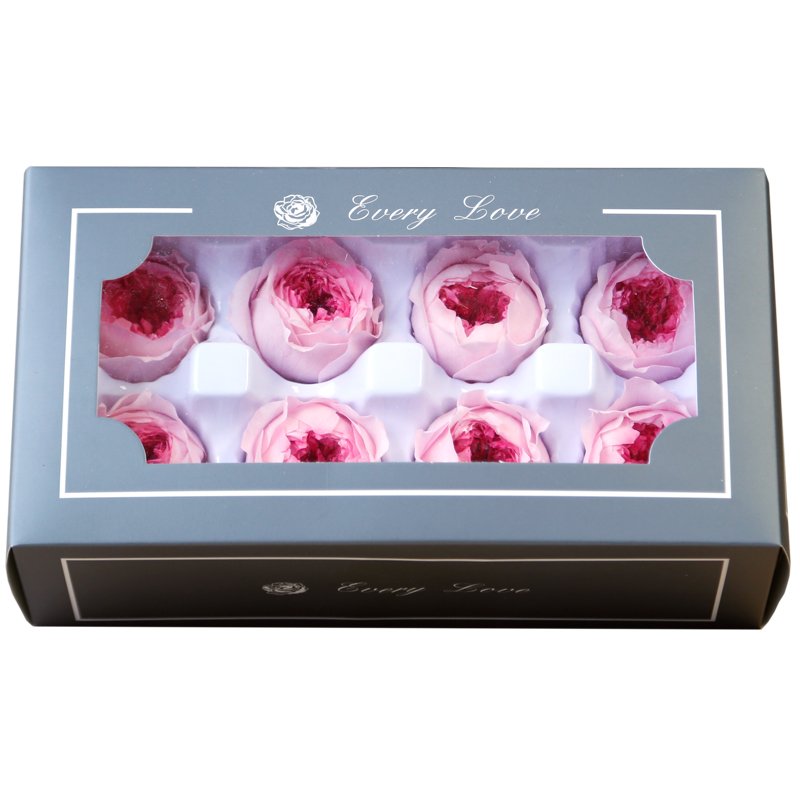 Every Love Size Diameter 4 to 5 cm Natural Wholesale Reasonable Price Two-Tone Preserved David Austin Roses Preserved Flower