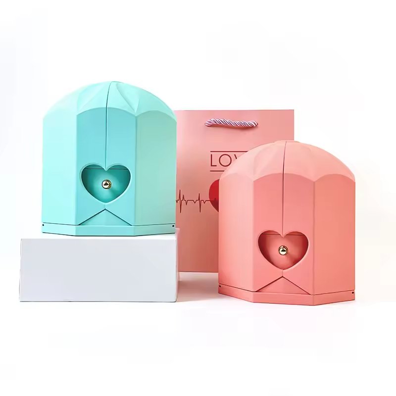 New Product Ideas 2024 Everlasting Jewelry Box Valentines Day Gift Preserved Rose Immortal Forever Roses In Acrylic Gift Box