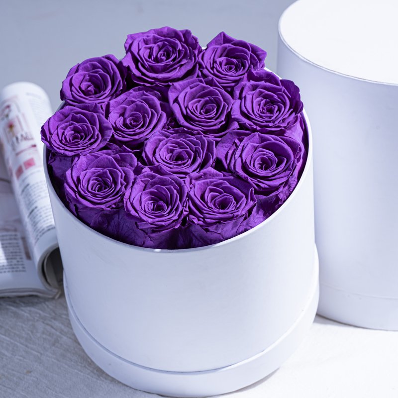 Mother's Day Luxury Eternal Preserved Roses Gift Box Wholesome Natural Christmas Flowers Everlasting Stabilized Rose Box