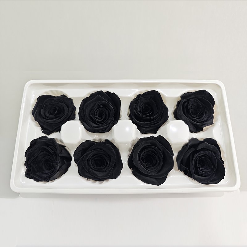 Low price and high quality 4-5cm Grade A Rose Head Stabilized Eternal Rose Head for Wedding decoration