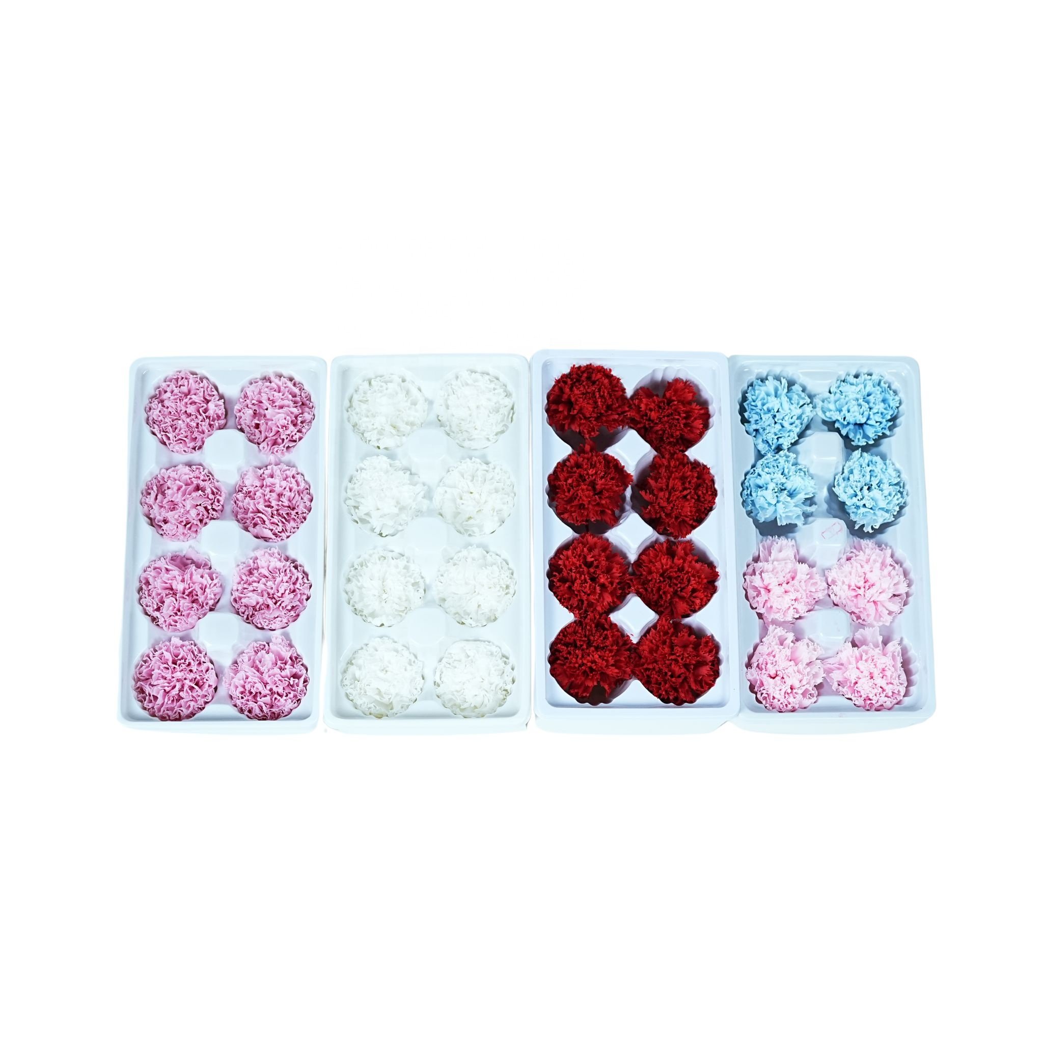 A new store opened 4-5cm Flower Head Carnation Pickled Carnation Flowers for Mother's Day Gifts Dianthus 'Carnation