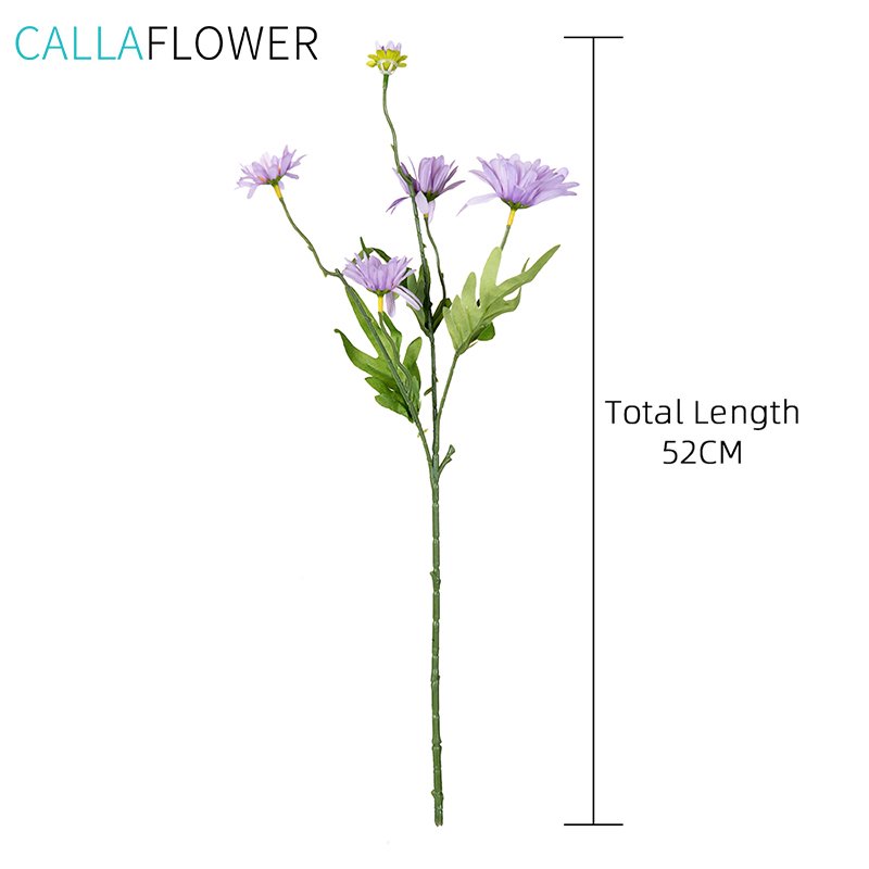 MW66785 Wholesale Handmade Artificial Silk Flower Daisy for Home Funeral Wedding Centrepiece Bridal Bouquet Decoration