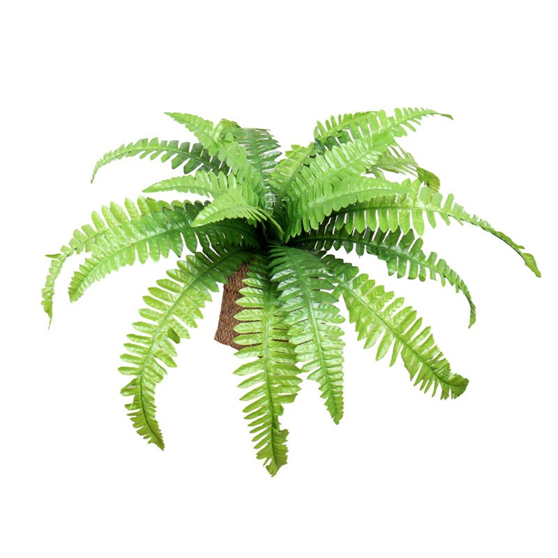 Y-M013 Wedding Indoor Outdoor Home Garden Decor Imitation Shrubs Bushes Persian Grass Fake Plants Plastic Artificial Fern Leaves