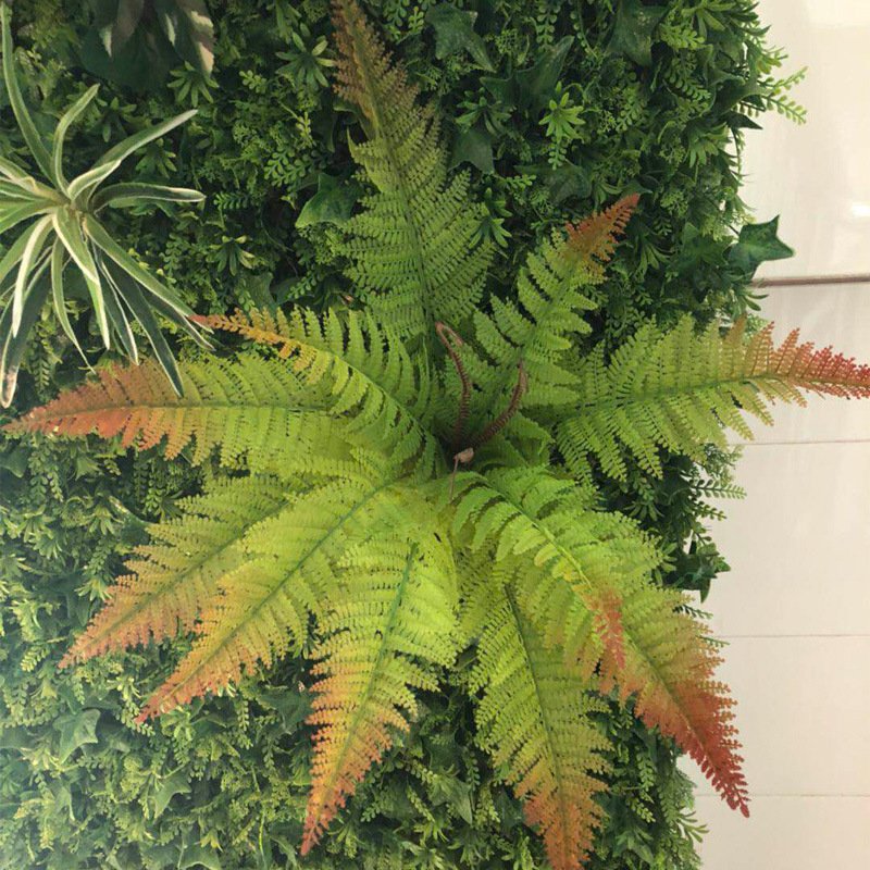Y-M013 Wedding Indoor Outdoor Home Garden Decor Imitation Shrubs Bushes Persian Grass Fake Plants Plastic Artificial Fern Leaves