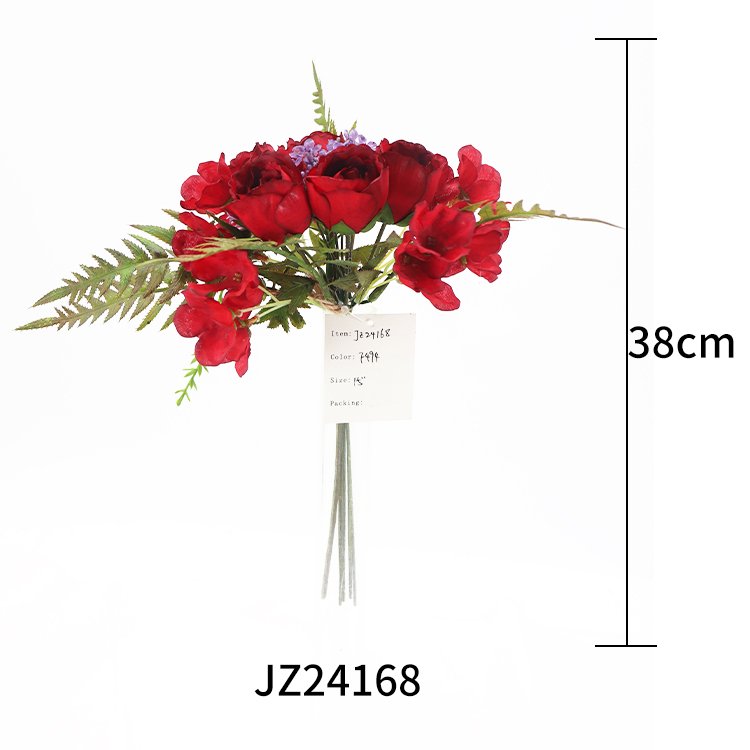 Hot Selling 38cm Artificial Decorative Flowers Cassia Seed Ranunculus Asiaticus Wreaths and Plants for Mother's Day