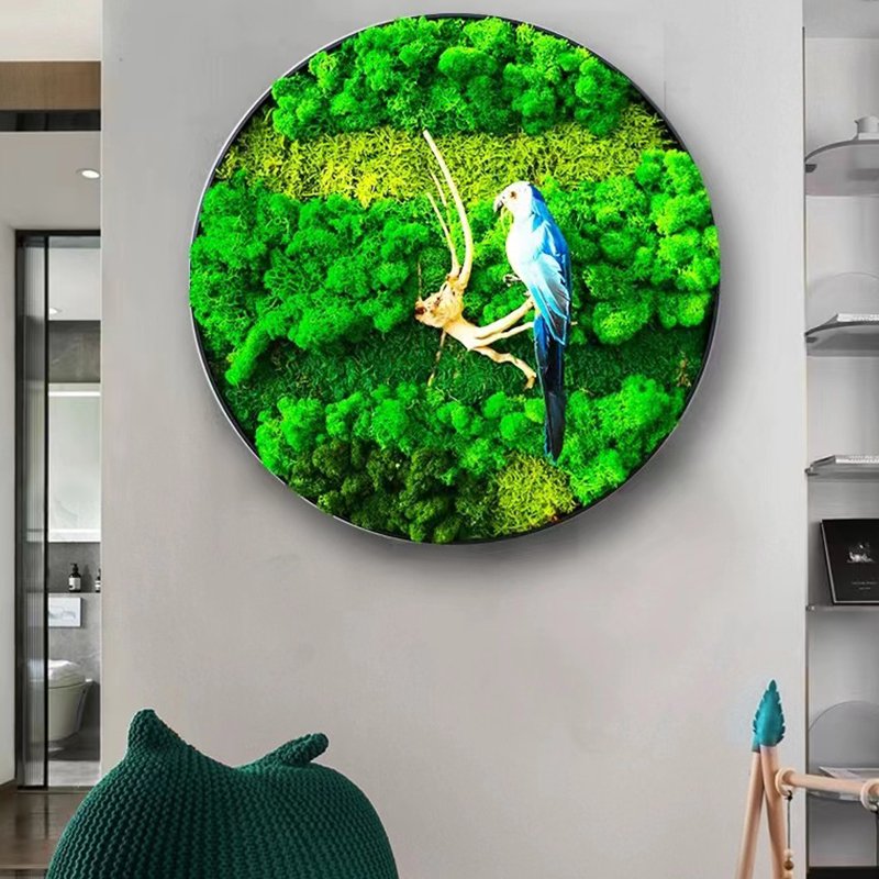 Home Decoration Real Natural preserved moss panels Interior Beautiful Stabilized Green Moss Wall