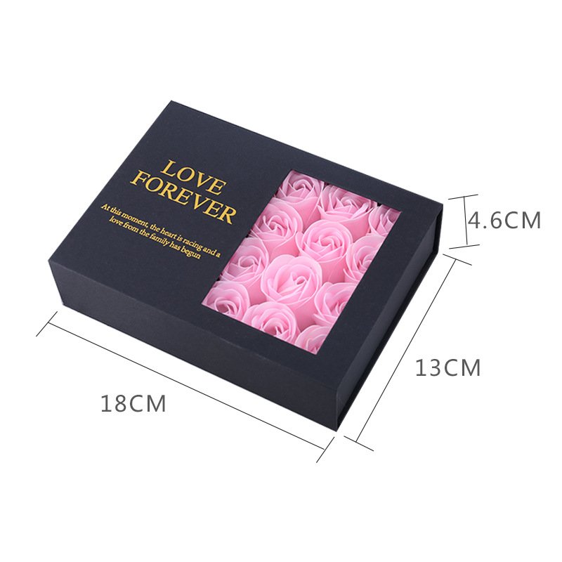 Most Popular Gift of 2024 Eternal Flower Preservation Rose Head Jewelry Necklace Box with Roses