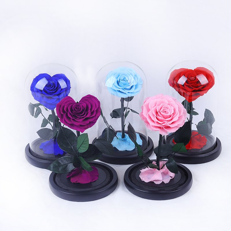 Eternal Rose Preserved Red Rose In Glass Dome Beauty And The Beast as Mother's day gifts