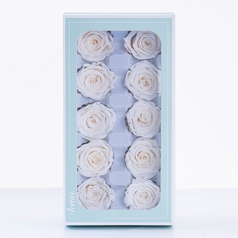 High Quality 6 or 8 or 10 Rose Heads DIY Christmas Decoration Preserved Eternal Flowers Gift Idea