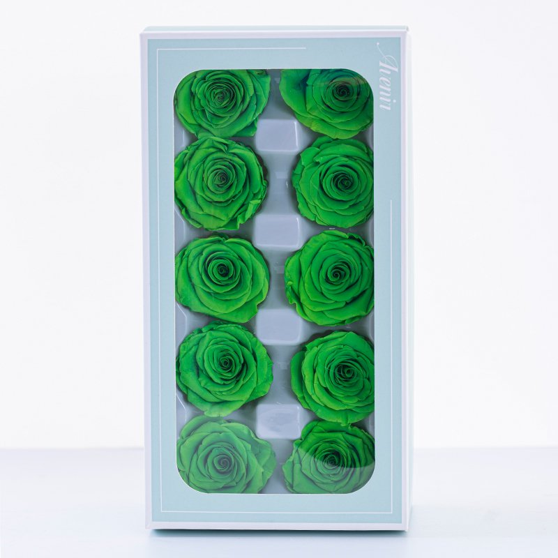 High Quality 6 or 8 or 10 Rose Heads DIY Christmas Decoration Preserved Eternal Flowers Gift Idea