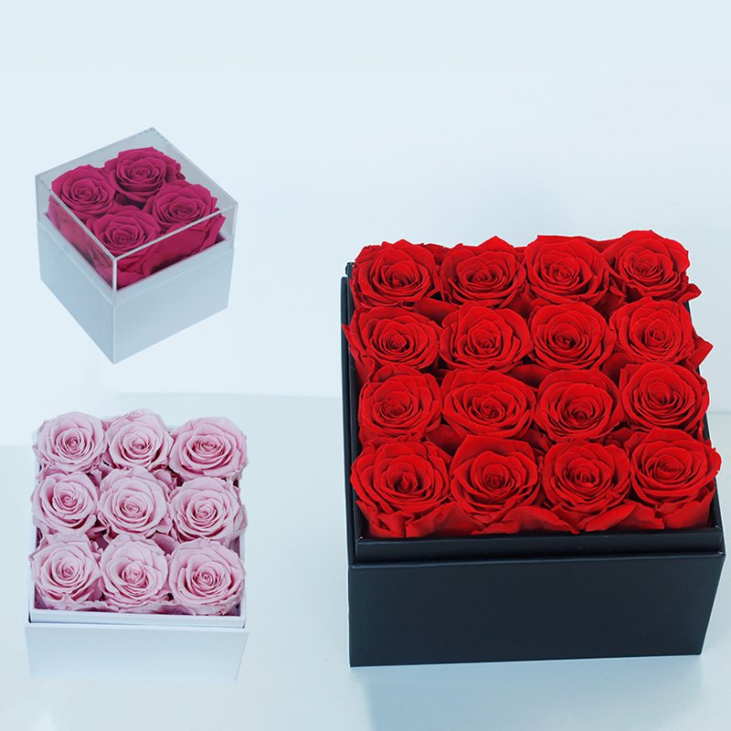 Lovebay Hot Sales Valentine's Day Gift Natural Preserved Flower Real Handmade Immortal Eternal Forever Preserved Rose in Box