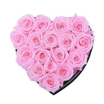 Preserved flowers bouquet rosas round flower box everlasting forever eternal rose in gift box luxury gift box preserved roses