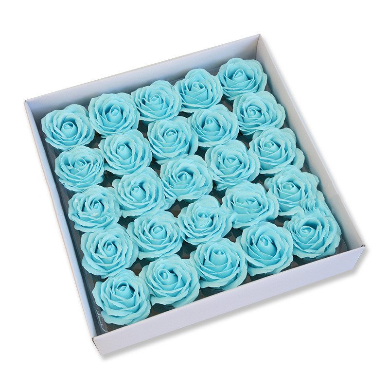 Handmade 5 layers of petals soap with colorful rose petal heads Soap flower as gift