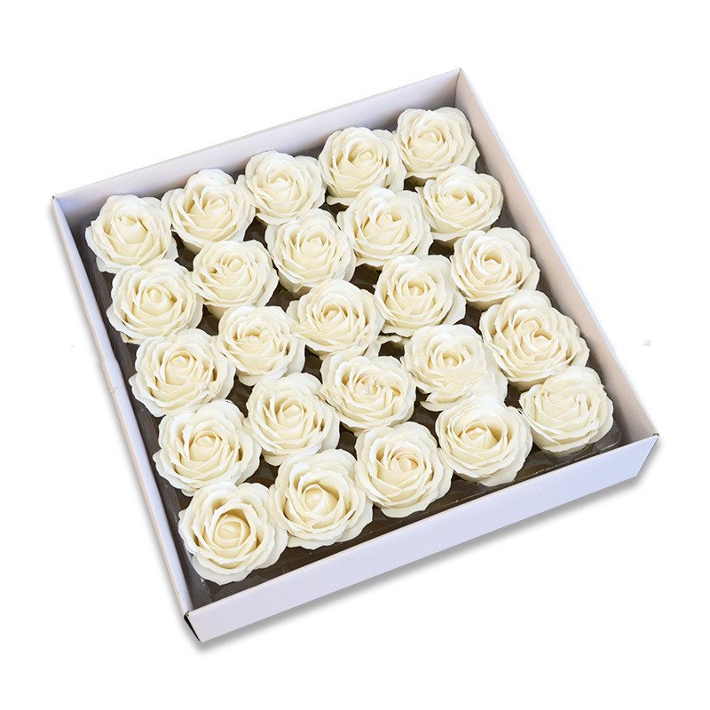 Handmade 5 layers of petals soap with colorful rose petal heads Soap flower as gift