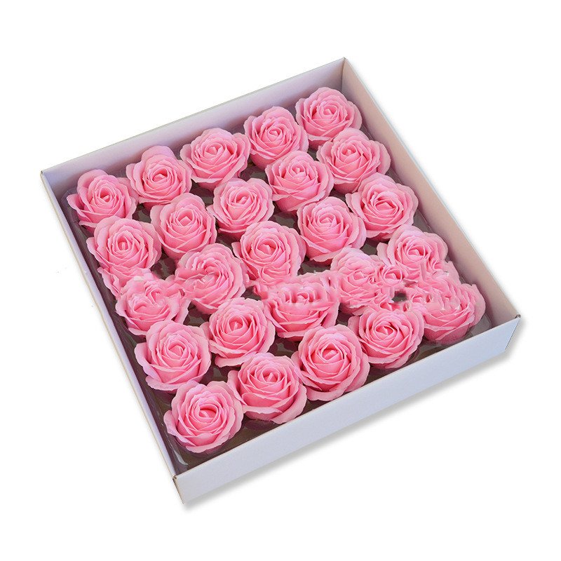 Handmade 5 layers of petals soap with colorful rose petal heads Soap flower as gift