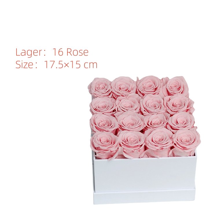 China Manufacturers Preserved Flowers New Model OEM ODM Gift Forever Infinity Rose Flower Eternal Rose Wholesale Golden gift box
