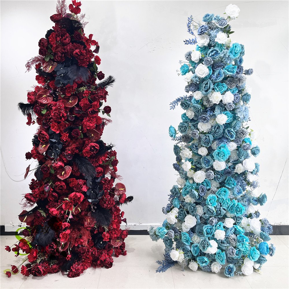 SPR Bridal Bouquet Factory Direct Artificial wedding Flowers wall Silk Flower Backdrop Flower runner hotel decoration InYiwu