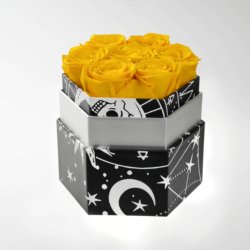 hexagon-7roses-yellow