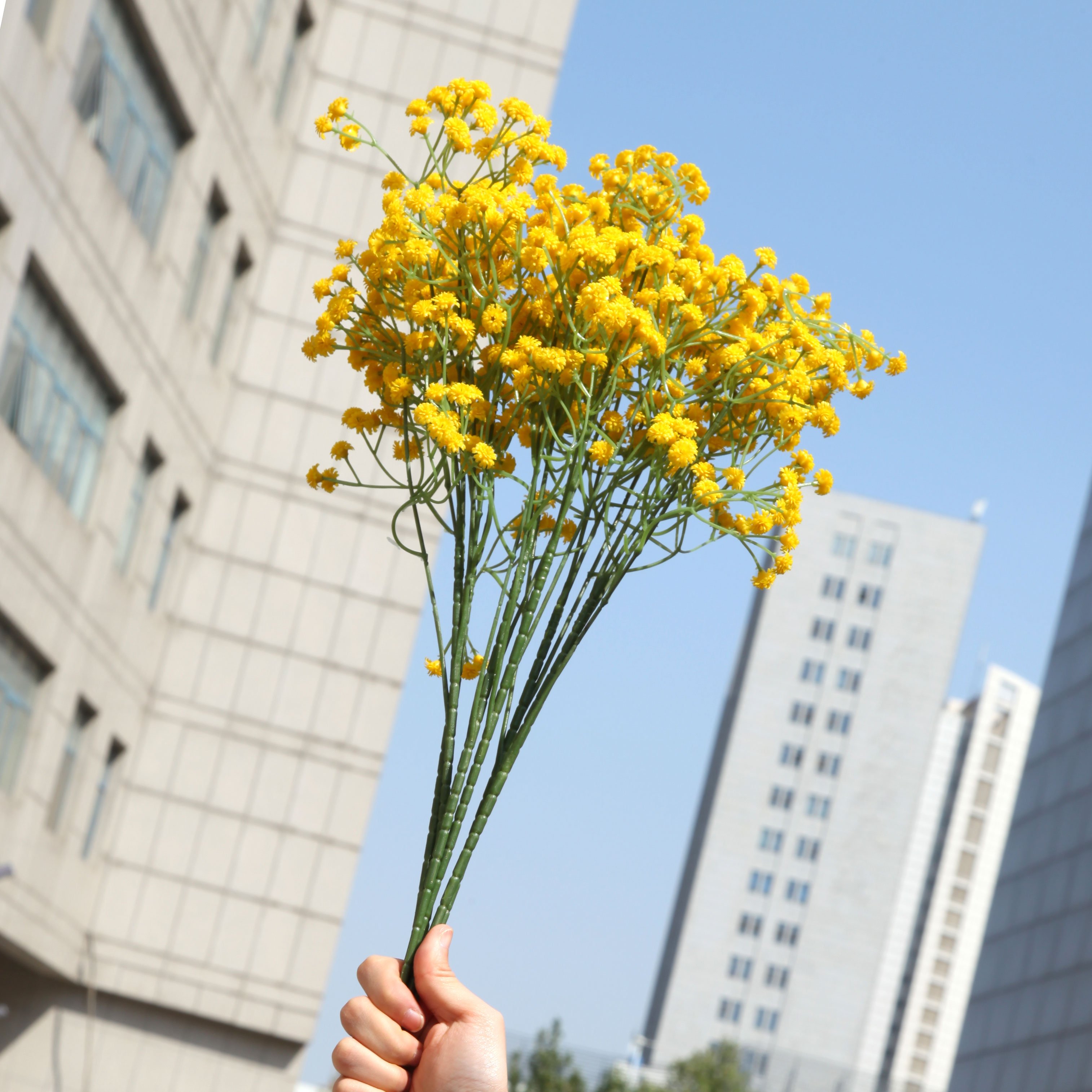 TCF Wholesale Valentine Gift Baby Breath Flowers Artificial Real Touch Gypsophila Preserved Baby Breath Babysbreath
