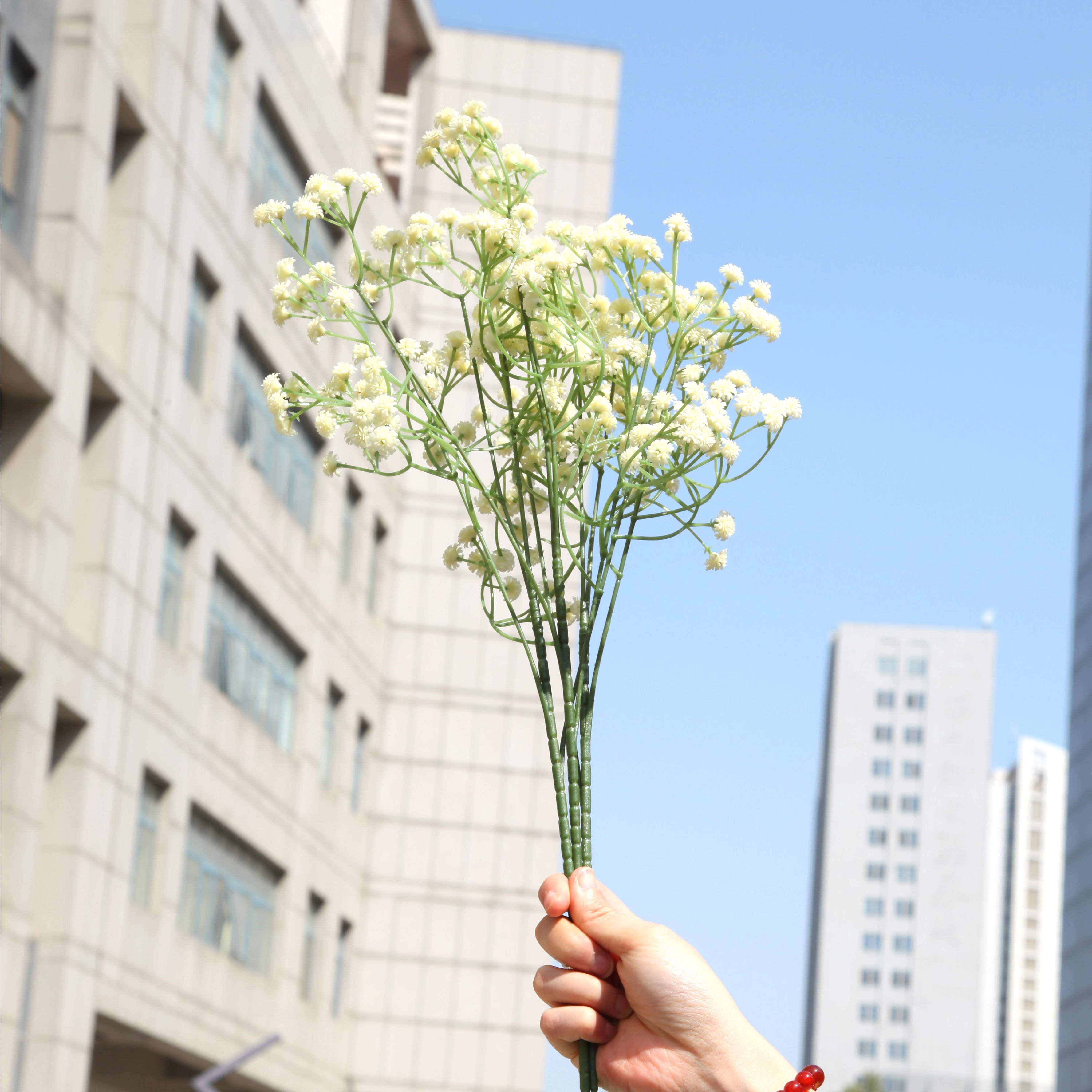 TCF Wholesale Valentine Gift Baby Breath Flowers Artificial Real Touch Gypsophila Preserved Baby Breath Babysbreath