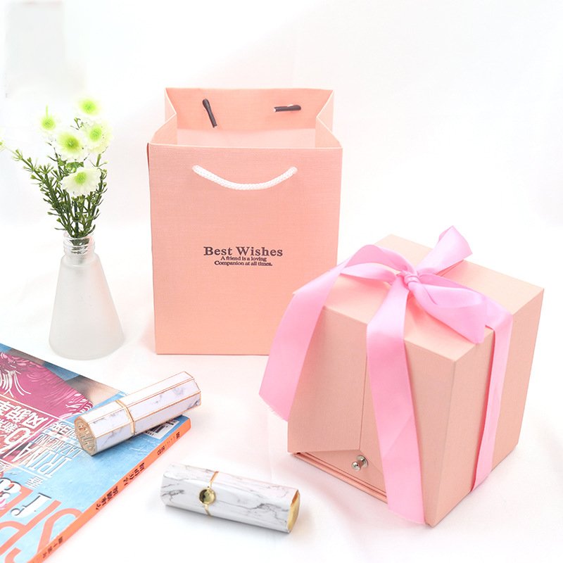Long Lasting Mini Multicolour Eternal Real Rose Custom Acrylic Gift Box Forever Love Valentine Day Gift Preserved Rose