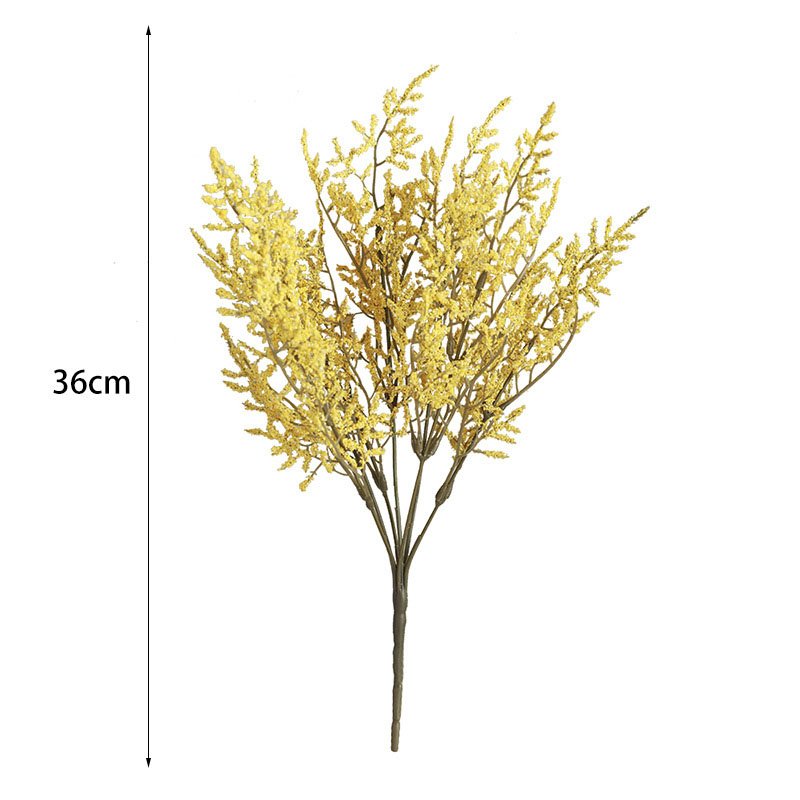 Restaurant decoration artificial bouquet with 7 forks and 25 heads of love grass For Home Decoration