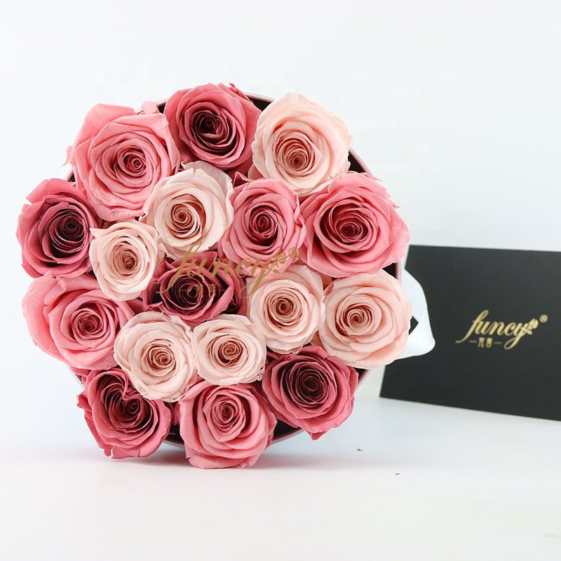 Beautiful Rose Flowers Forever Rose Box Natural Preserved Flower Preserved Eternal Rose Preserved