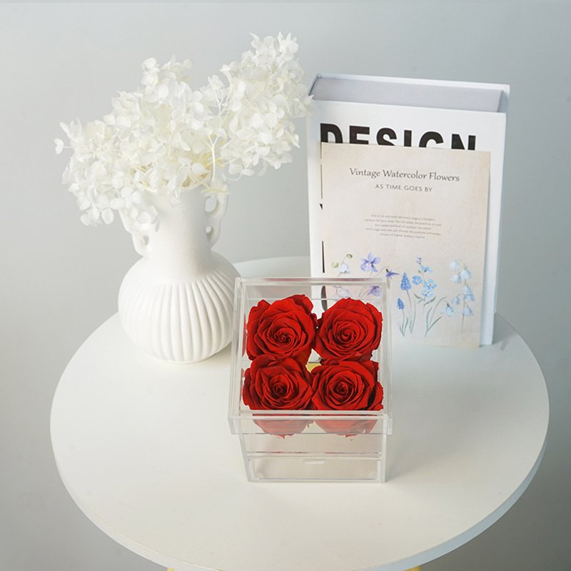 Mother Day Everlasting Preserved forever rose in gift box for valentines day gift Flower Boxes Wedding Gifts For Guests 2024