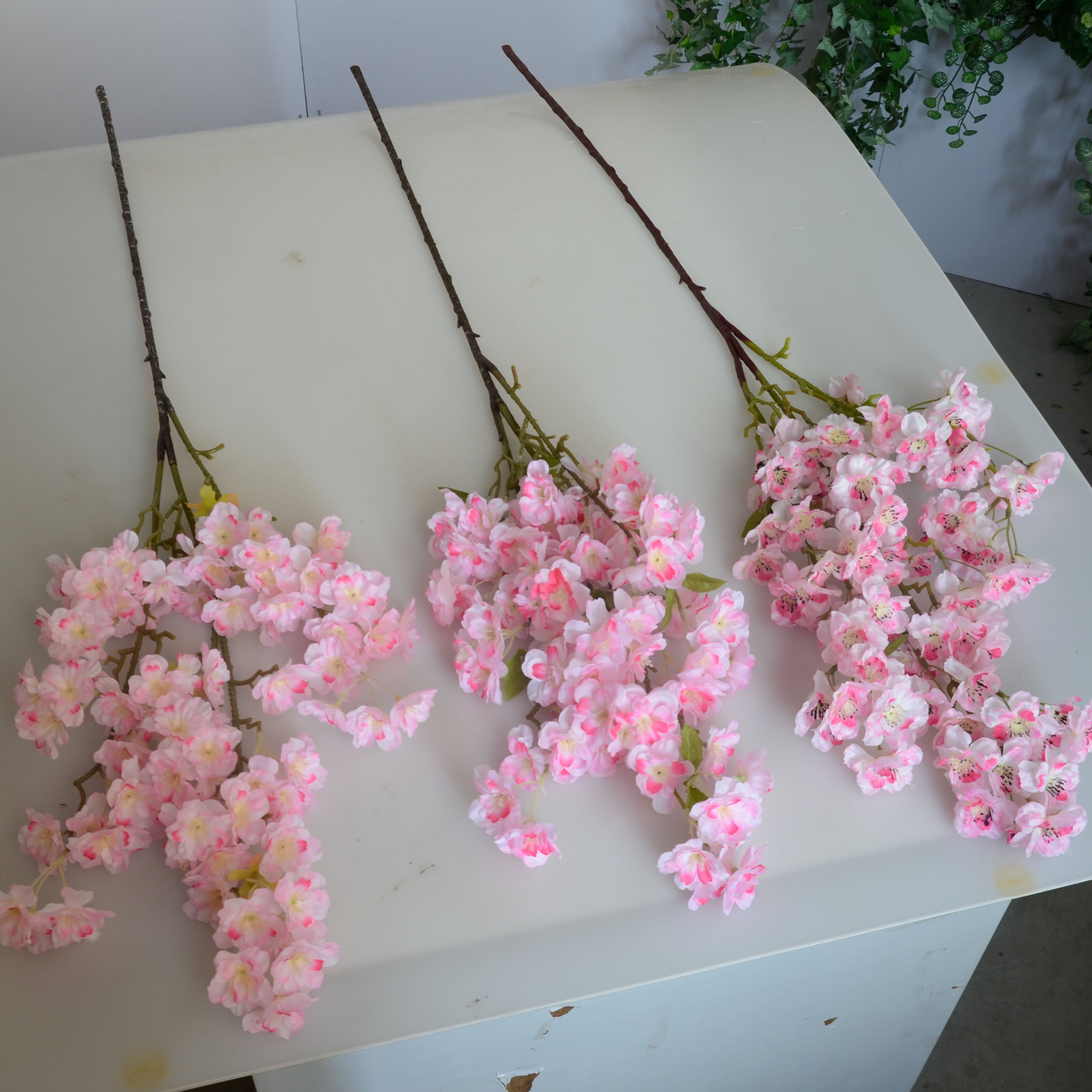 Japanese Artificial Flowers Cherry Blossom Easter Wedding Mother's Day Rose Flower Gift Packaging New Year Sakura Decor 80cm