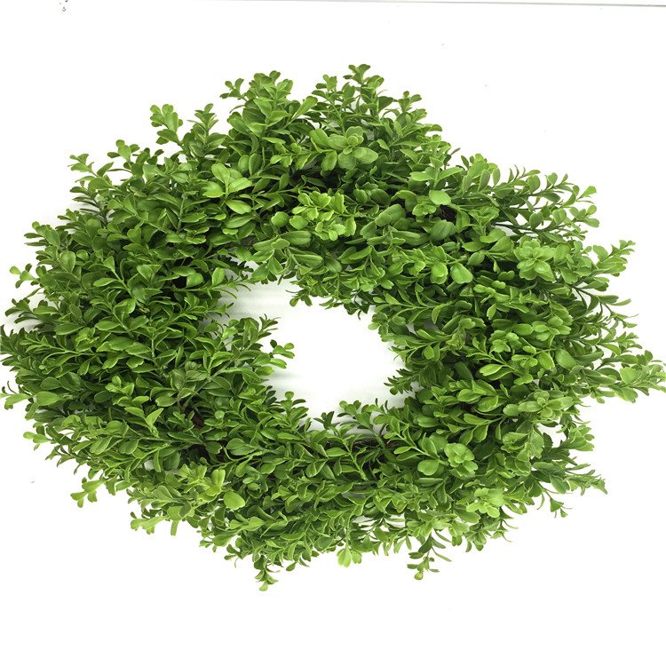 Wholesale Artificial Grapevine Door Boxwood Preservative Wreath
