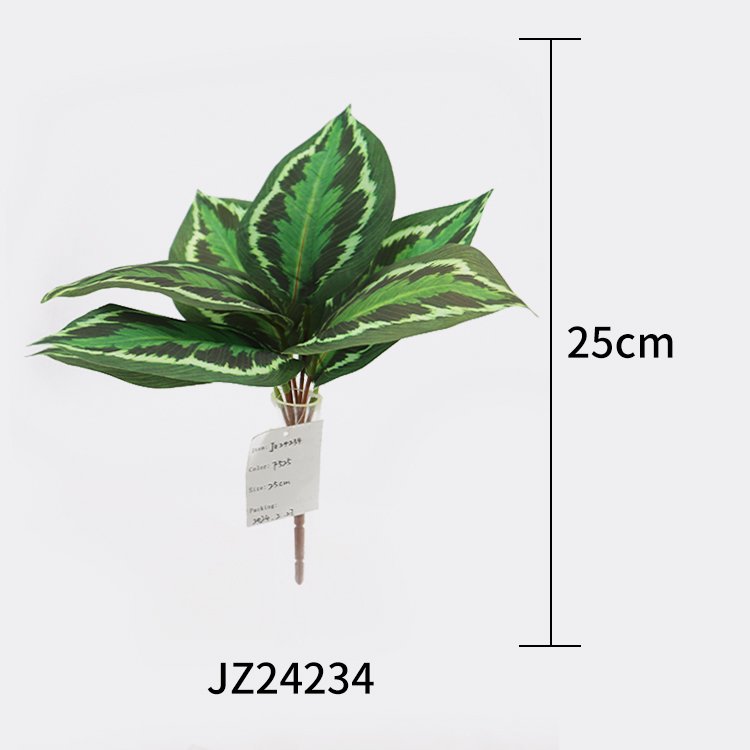 Wholesale 25cm Artificial Fleur Artificielle Easter Decorative Flowers Easter Wreaths Plants with Potato Leaves Factory Outlet