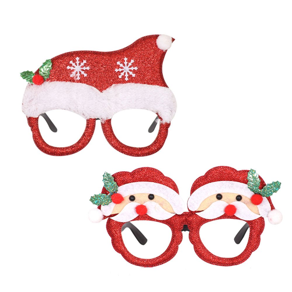 Custom New Christmas Accessories Glasses Christmas Glasses Wholesale Party Gathering Holiday Decoration Props Kids Adult Glasses