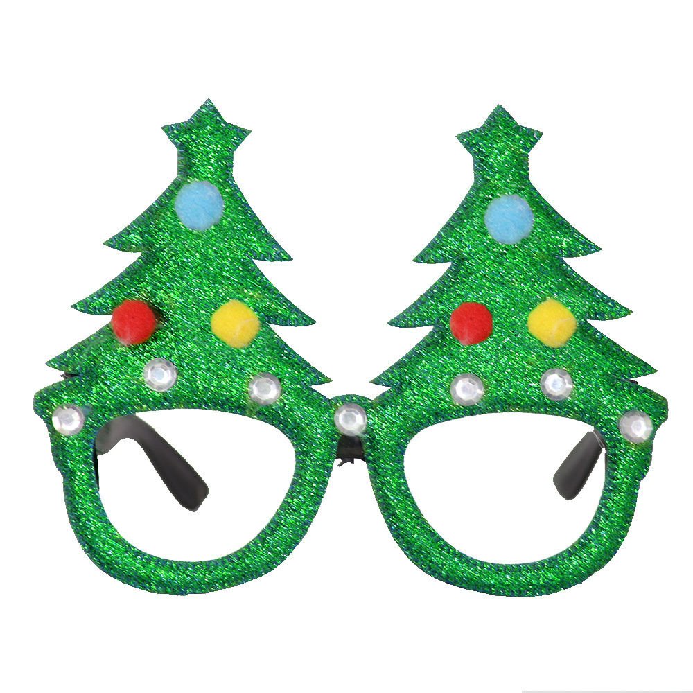 Custom New Christmas Accessories Glasses Christmas Glasses Wholesale Party Gathering Holiday Decoration Props Kids Adult Glasses