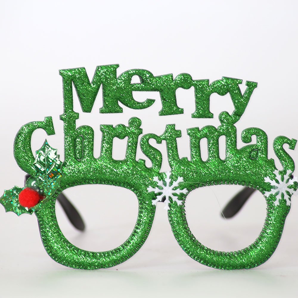 Custom New Christmas Accessories Glasses Christmas Glasses Wholesale Party Gathering Holiday Decoration Props Kids Adult Glasses