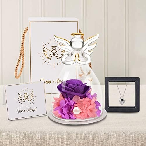 Mother's Day rose gift, for mom, grandma, wife, birthday gift, for mom, Mother's Day real rose gift, glass eternal rose, anniver