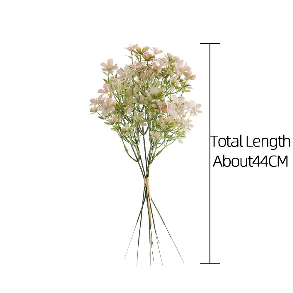 YC1068 Wholesale Cheap in Bulk Artificial Plastic Plum Grass Green Plant Bunch for Home Party Garden Wedding Decoration