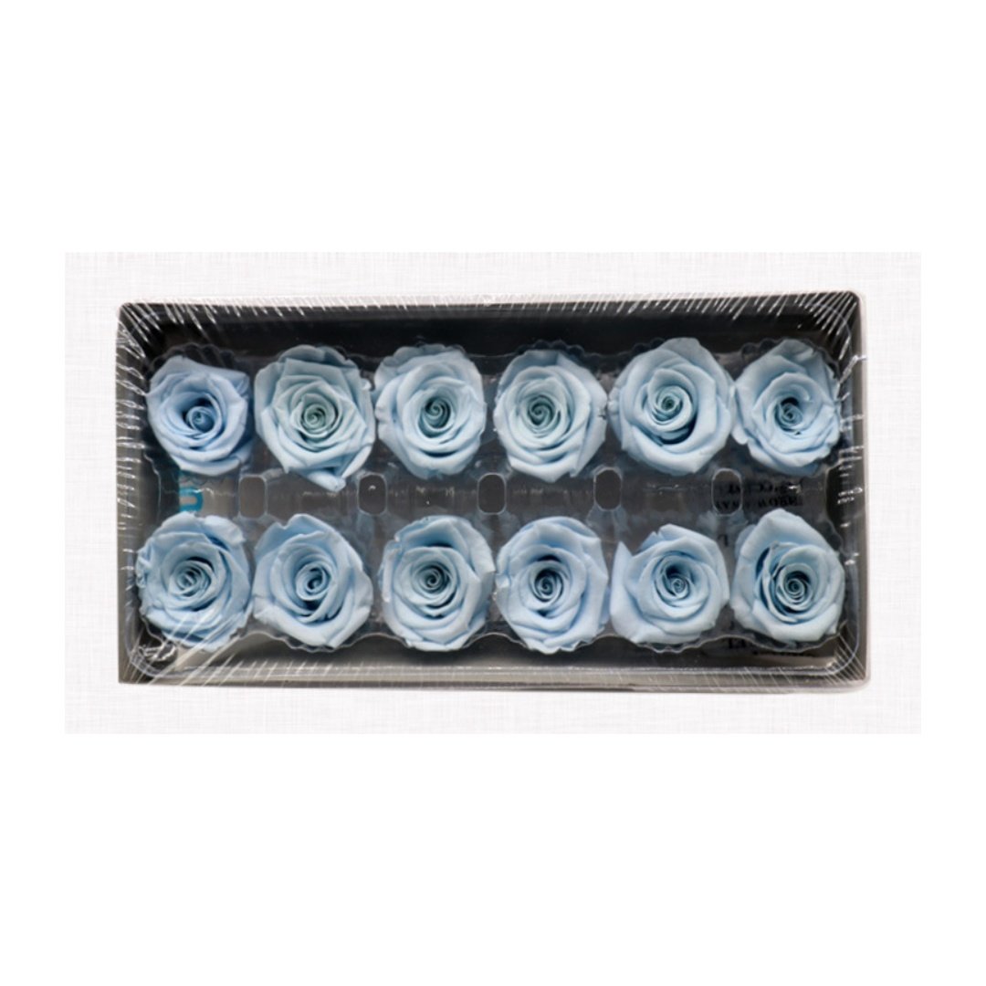 Wholesale One-Piece Pink Roses Mini Natural Eternal Forever Bouquet Preserved Purple Gift Box for Father's Day DIY Gifts