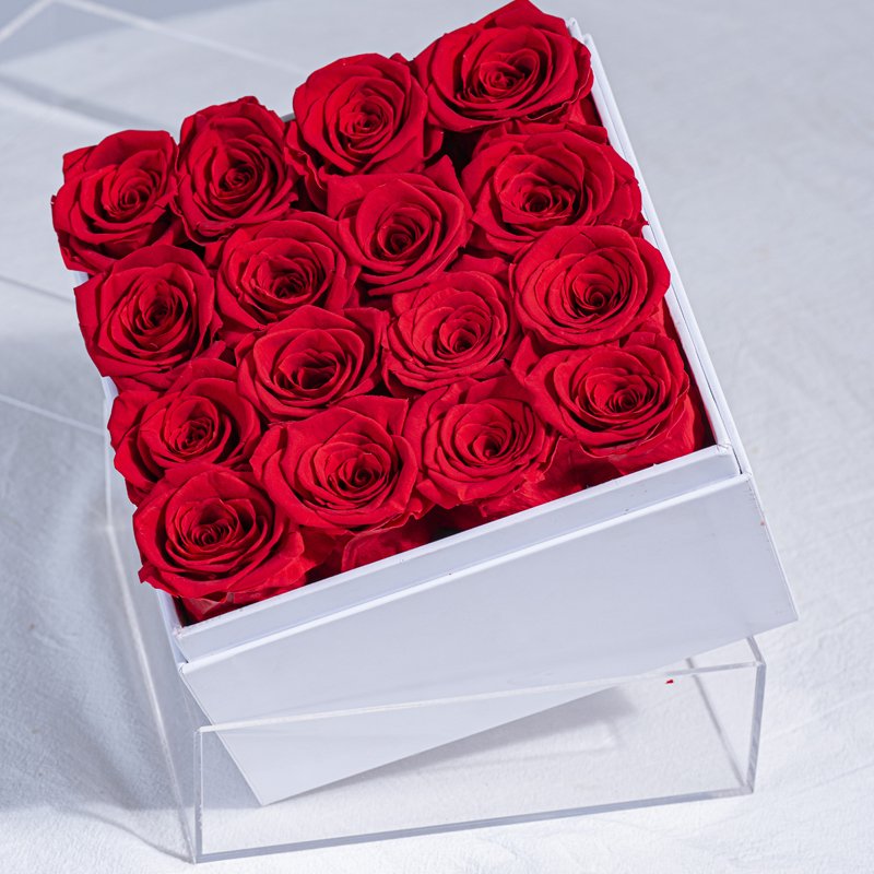 Decorationspreserved Roses Boxes Square Boxes for Preserved Flowers & Plants Pretty Gift Other Wedding Wholesale Box Acrylic